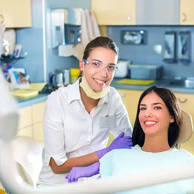 Image of Dentist and Patient after Root Canal Treatment in Pomerado Family Dental